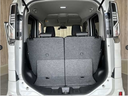 〇スズキ スペーシアカスタム HYBRID XSターボ（両側電スラ&社外ナビ&LEDライトほか）　